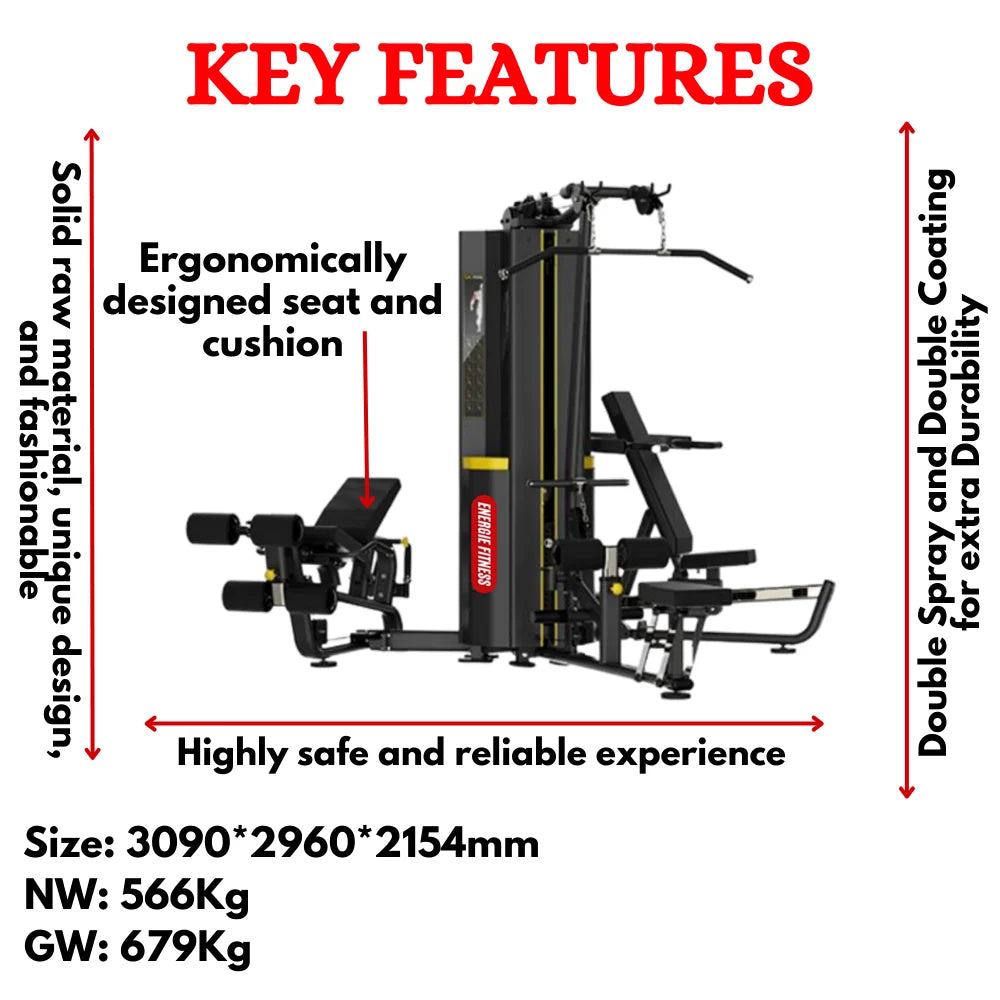 Best Quality 3 Stack Multi- Station Gym-JXS-03