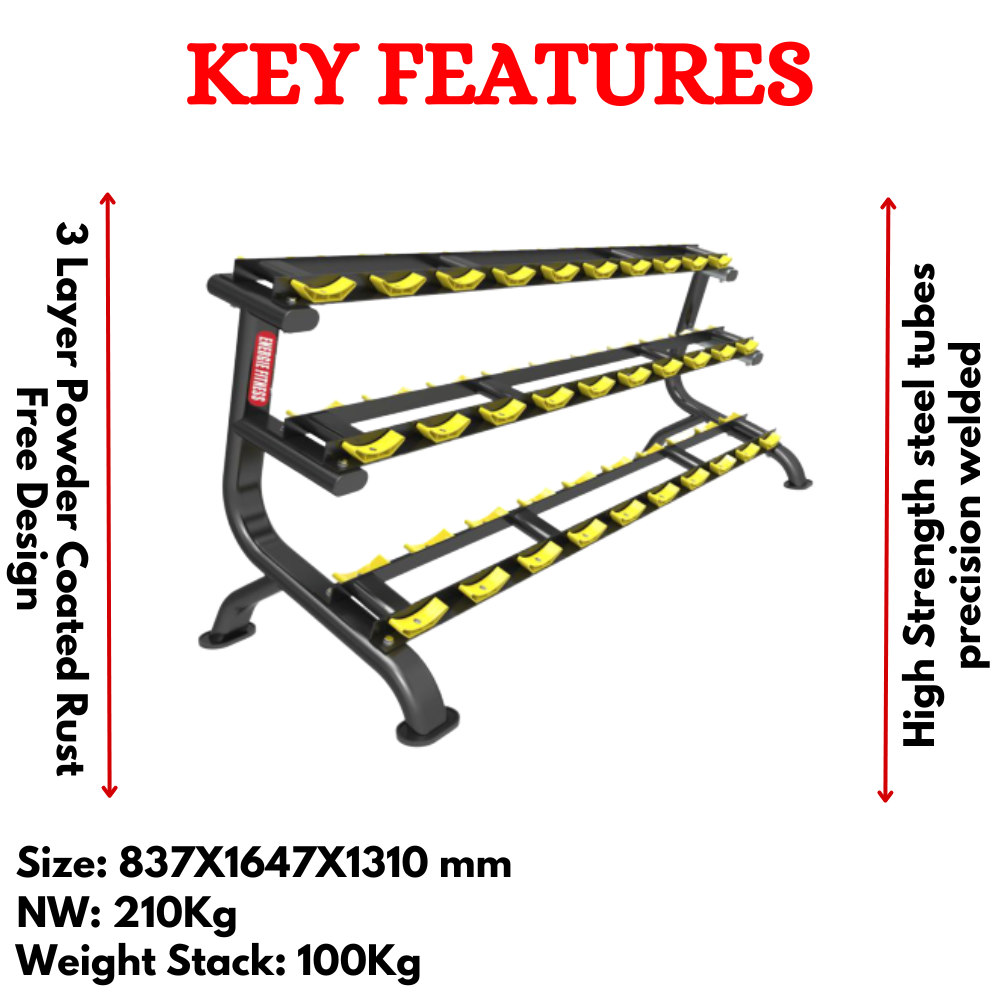 3 Tier Dumbbell Rack EFT-030
