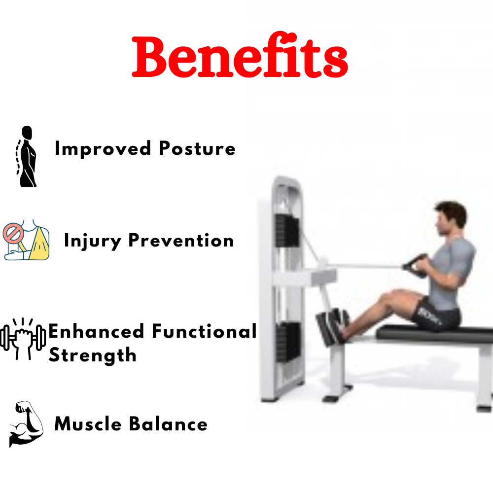 Seated Horizontal Pully Gym Machine - BK-012A
