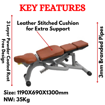 Adjustable Bench for Gym and Home Gym- ER-20