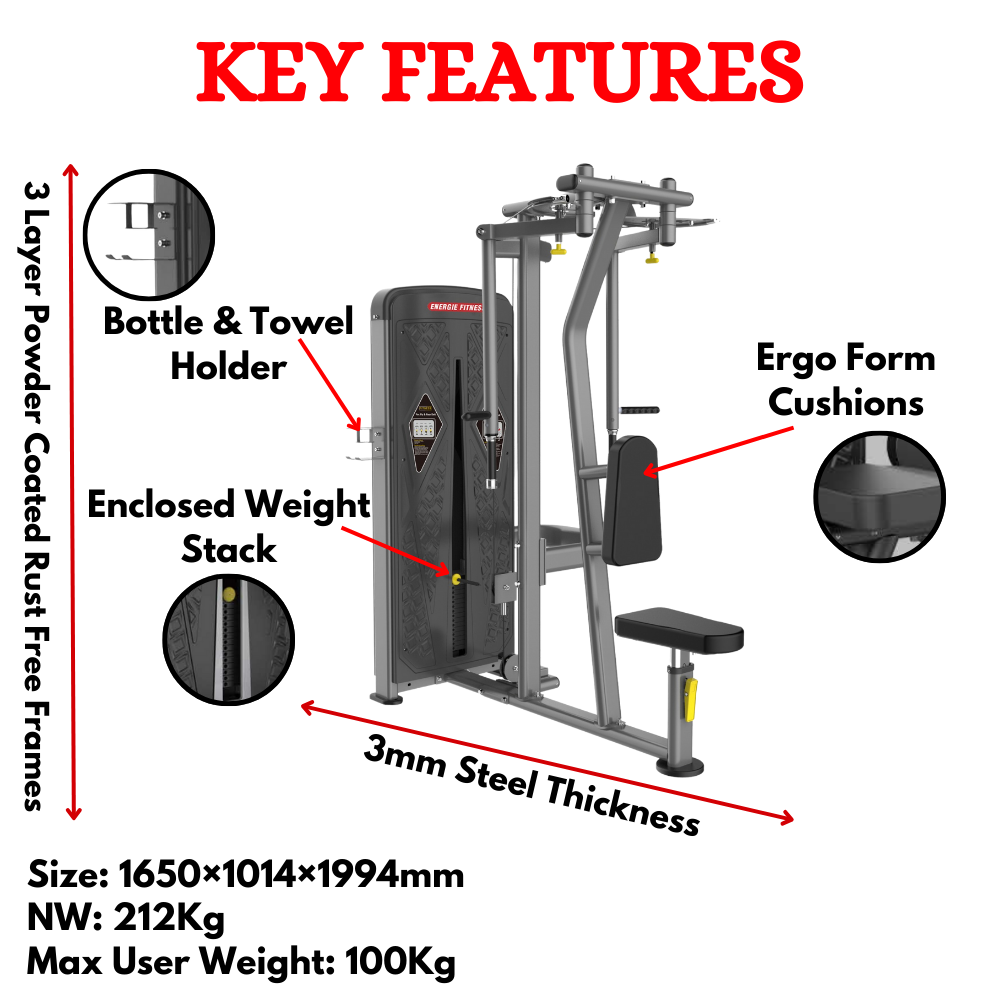 Seated Straight Arm Clip Chest Machine BU-002A
