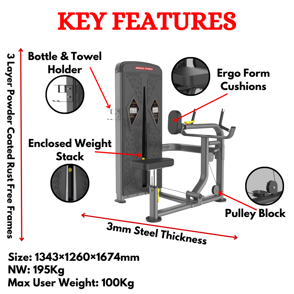 Seated Row Machine For Gym Use BU-004
