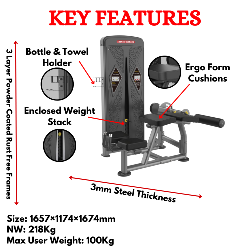 Horizontal Leg Curl Machine BU-013A