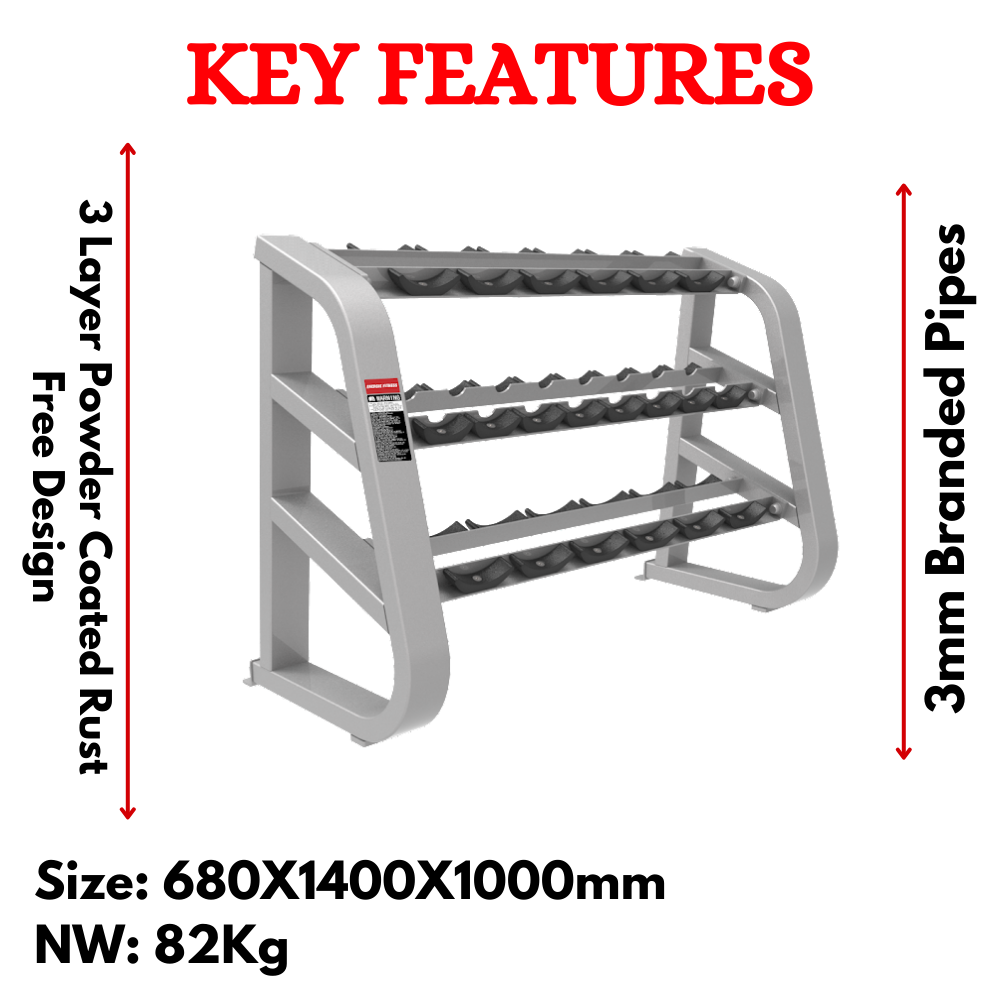 Beauty Dumbbell Rack in India ER-967