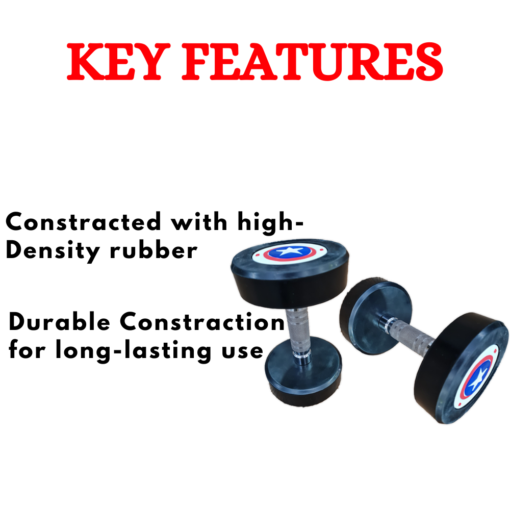 Premium Quality Captain Marvel Dumbbells - Key Features