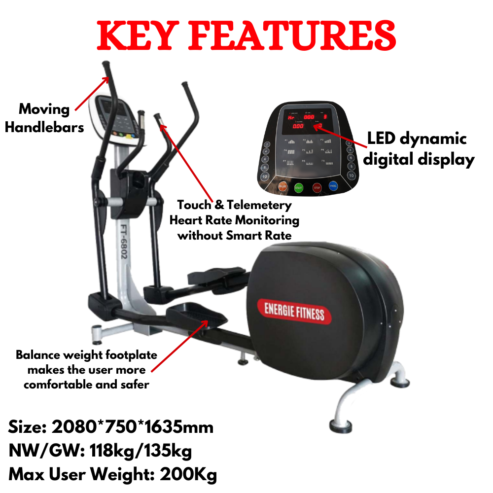 Best Commercial Elliptical Cross Trainer- FT-6802