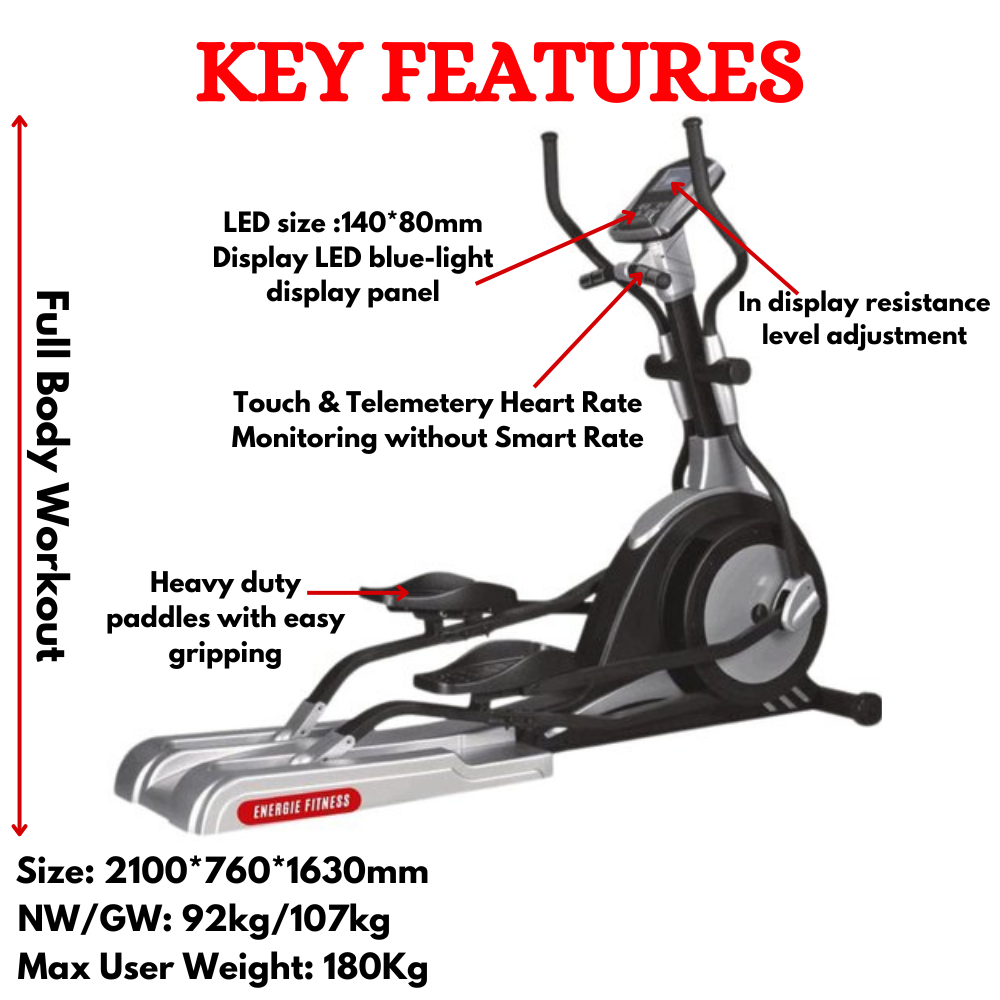 Best Commercial Magnetic Elliptical Cross Trainer-FT-6801 - Key Features