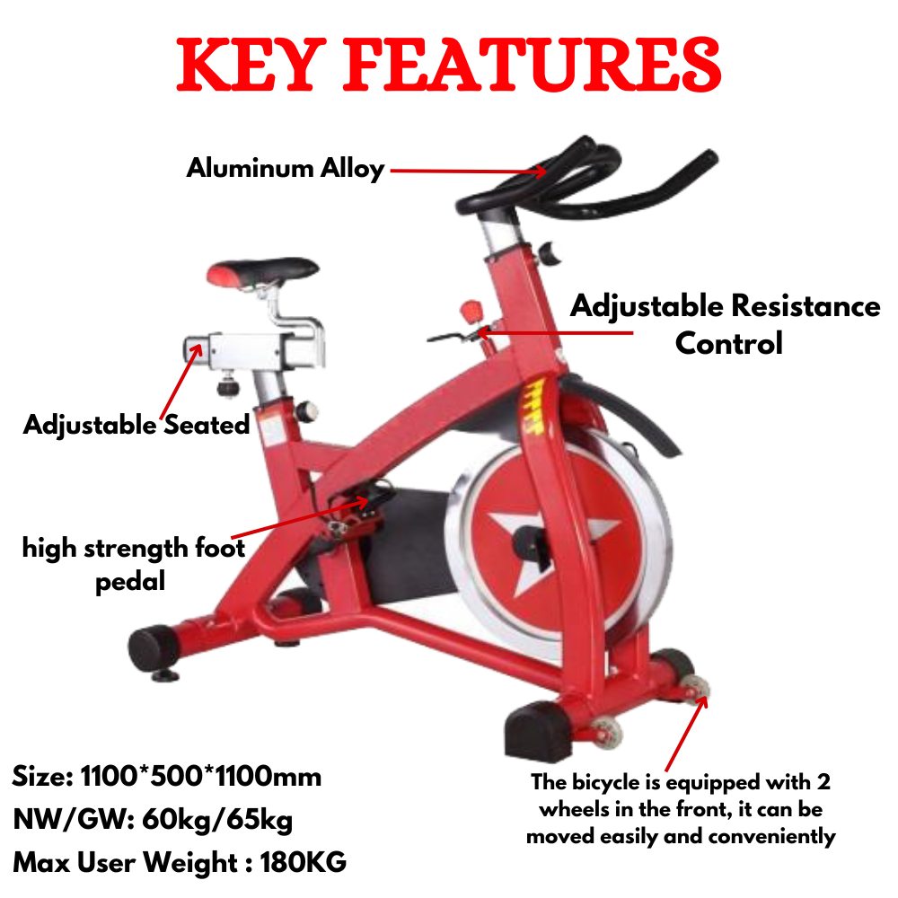 Commercial Spinning Bike FB-5805 (24kg Fly Wheel)