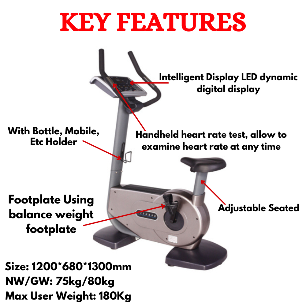 Premium Commercial Upright Bike FT-6806E