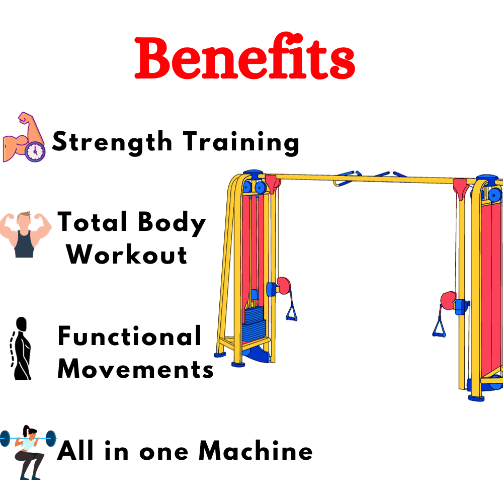 Best Commercial Multi Station Gym CrossFit-360° (8 Gates)
