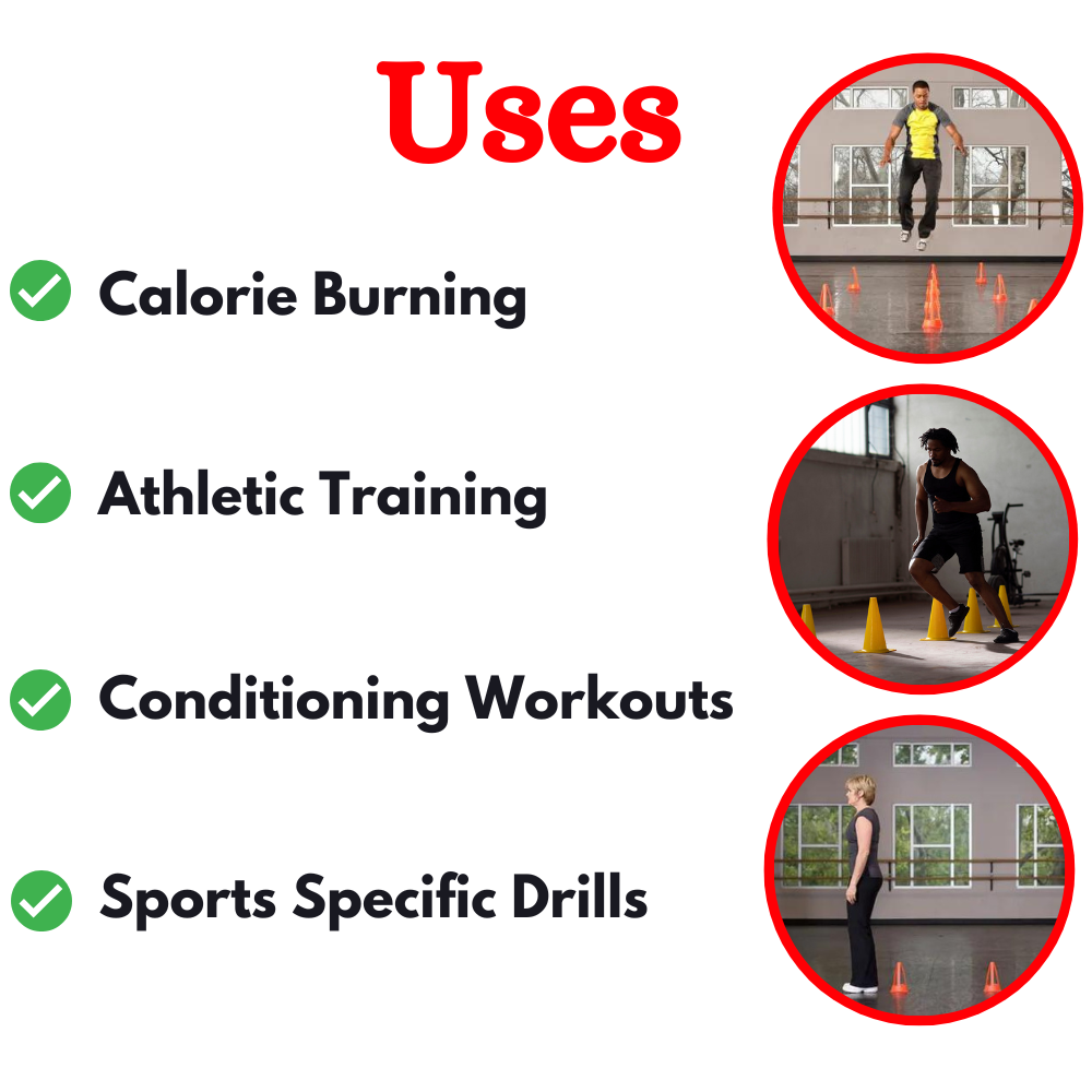 Premium Distance Cone for (Exercise Pack of 4)