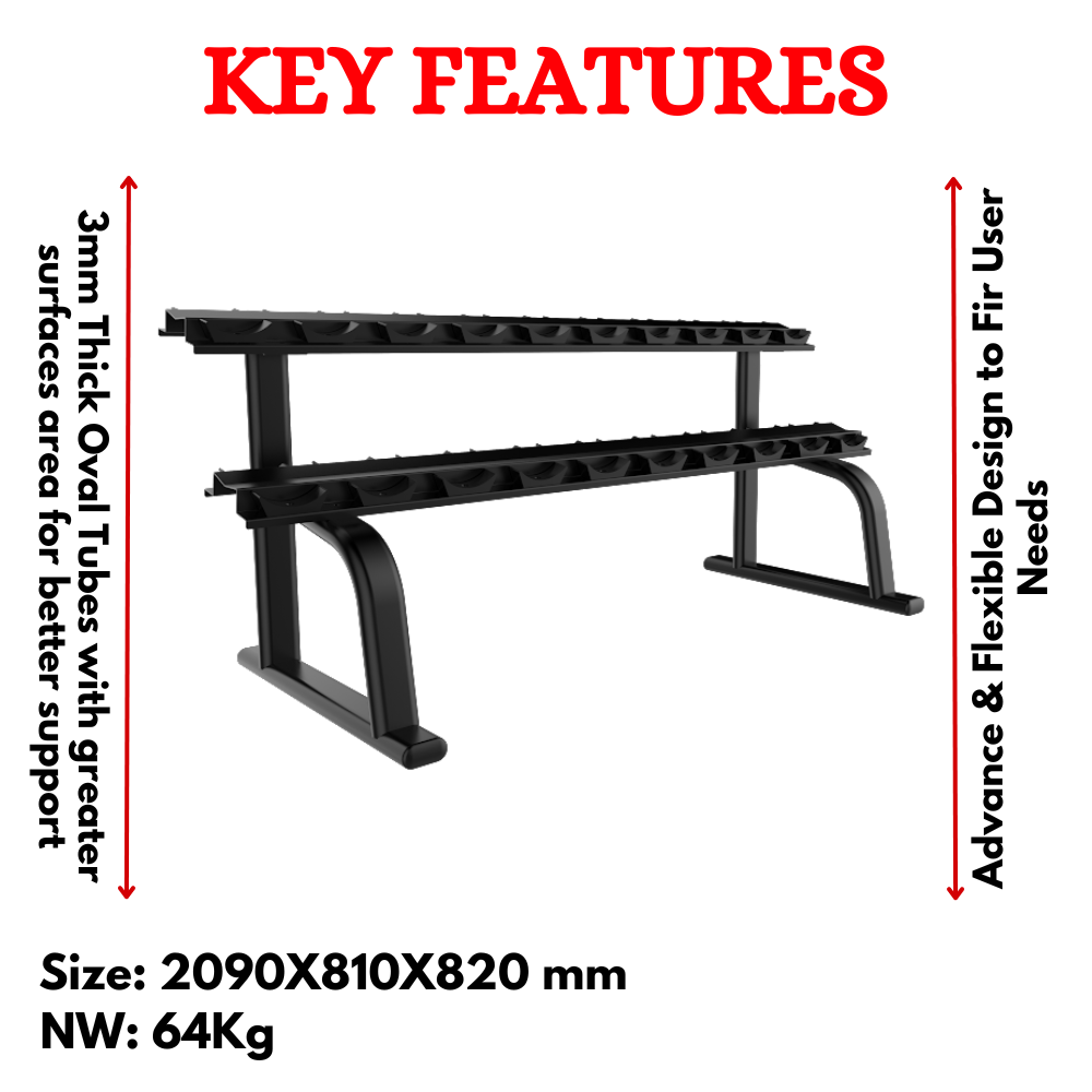 Best Quality Dumbbell Rack-J-030