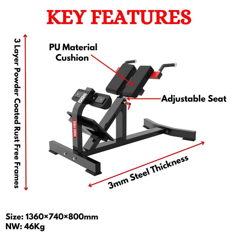 Best Back Extension Machine for Gym & Home ETM-11