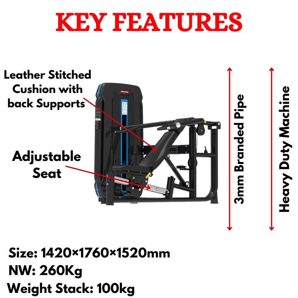 Premium Adjustable Chest Press Machine ETS-001A