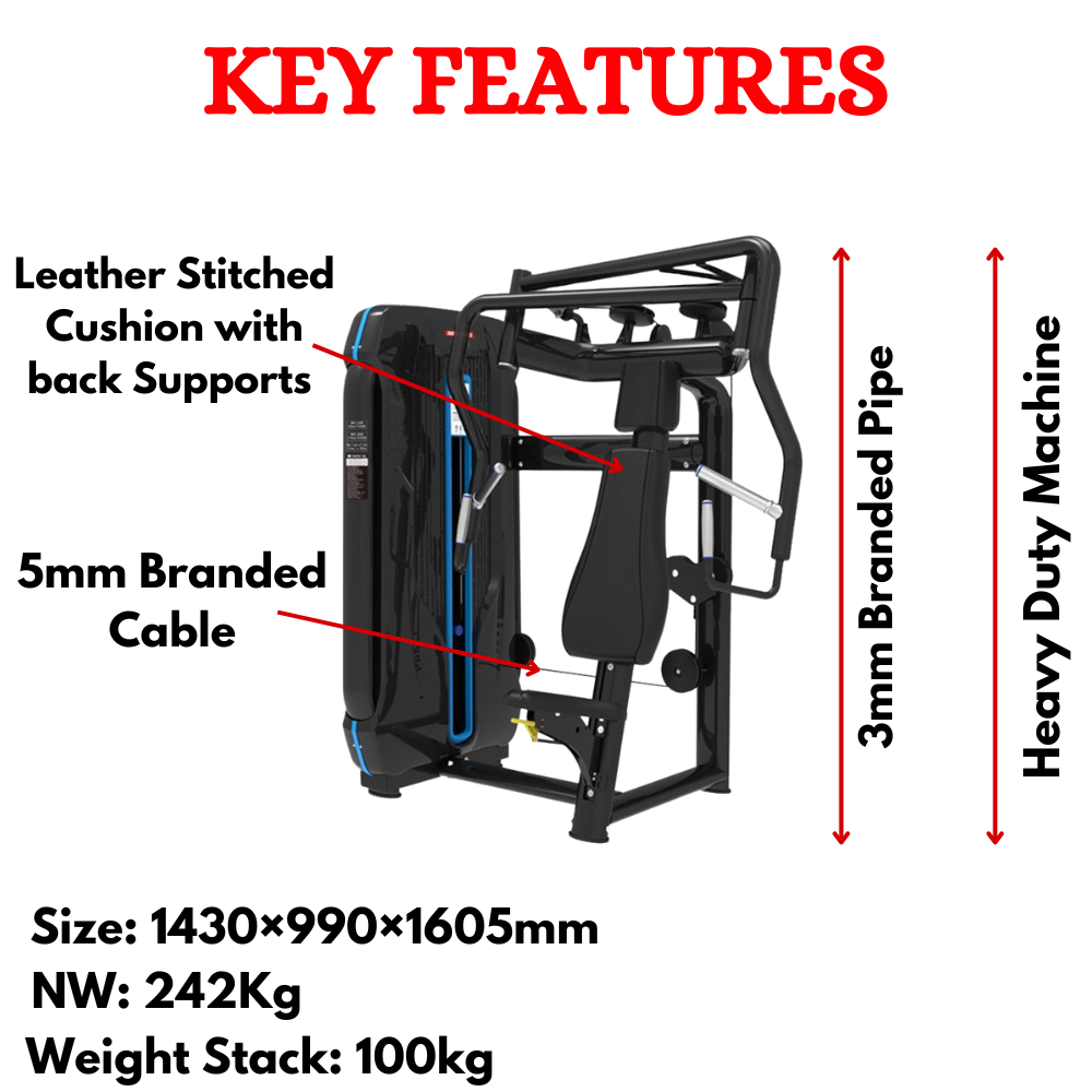 India's Best Seated Chest Press Machine ETS-001