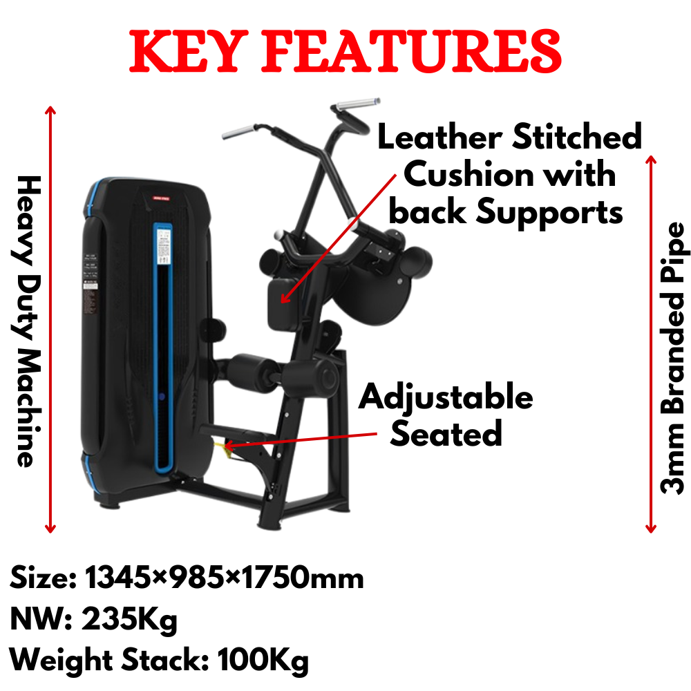 India's Best Lat Pull Down Machine ETS-012B