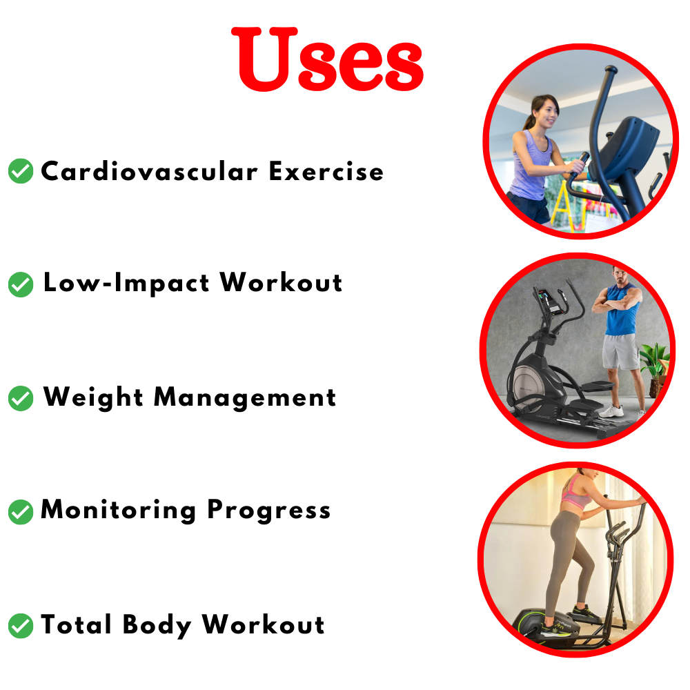 Best Commercial Elliptical Cross Trainer FT-6809D (LED)