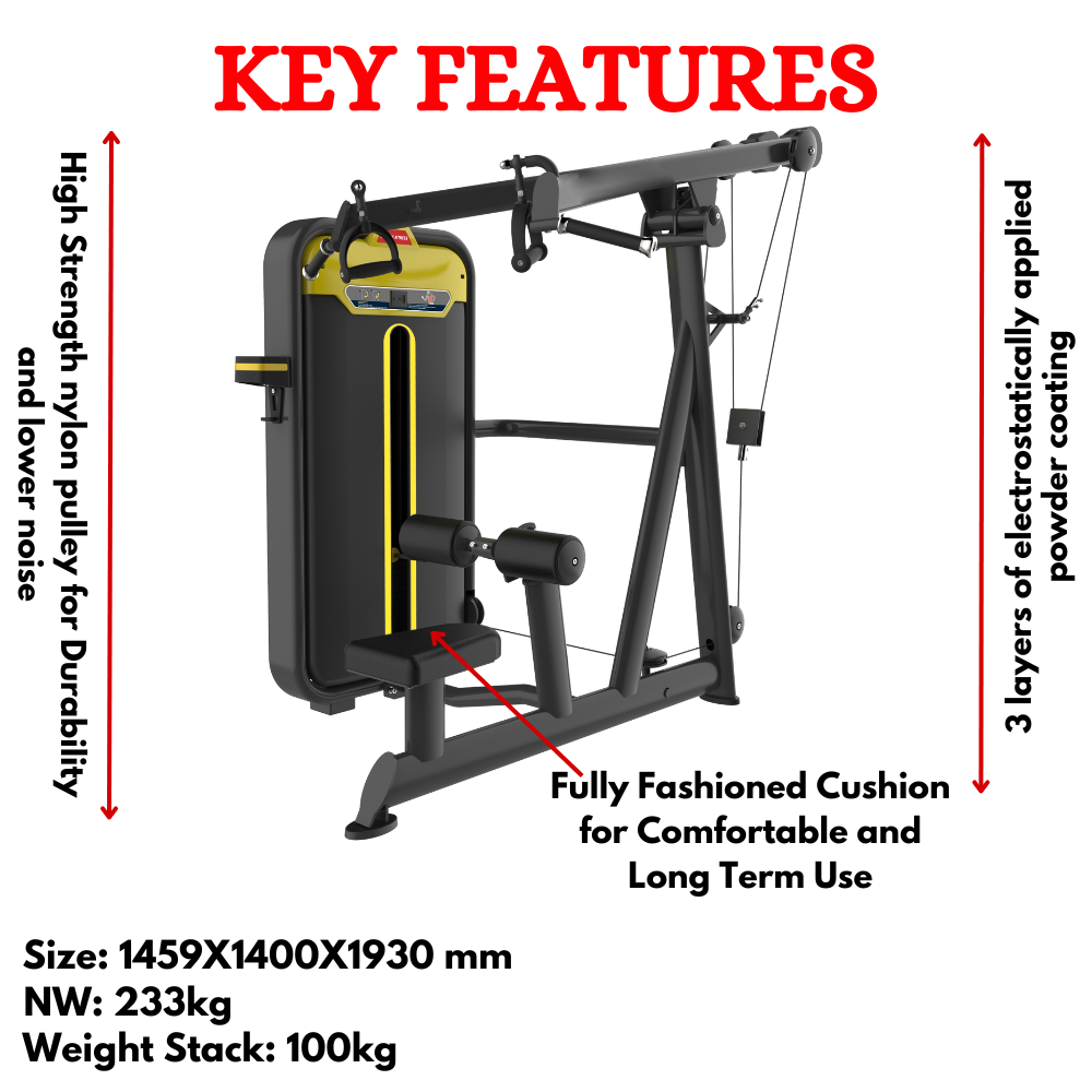 High Pully Gym Machine for Multiple Workouts BMW-012