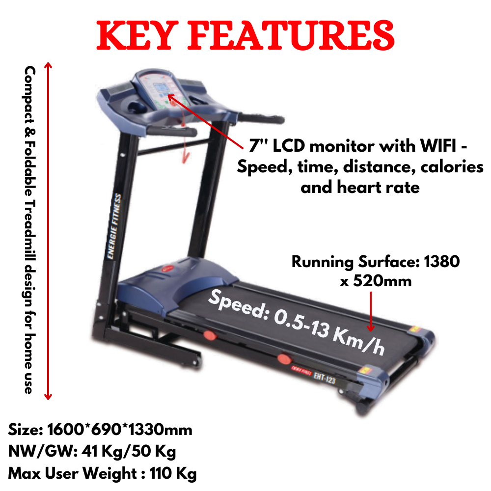 Best Treadmill for Home Use- EHT-123