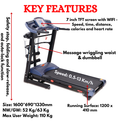 Best Home Use Treadmill-EHT-123M