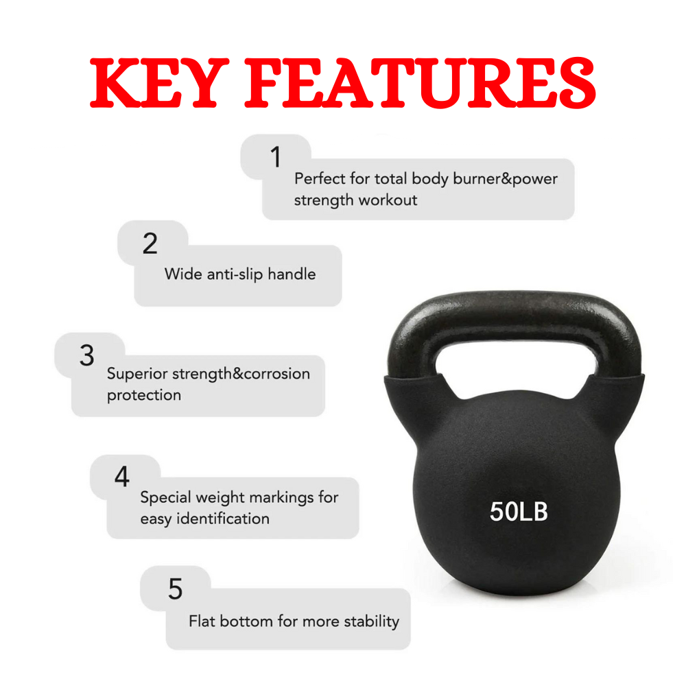 Premium Quality Vinyl Kettle Bell