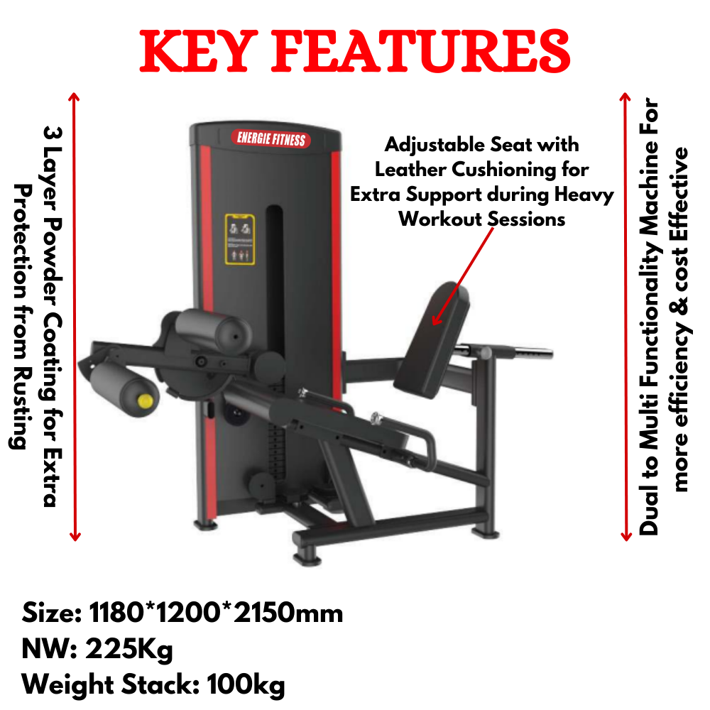 Premium Leg Extension & Leg Curl Machine LY-1314