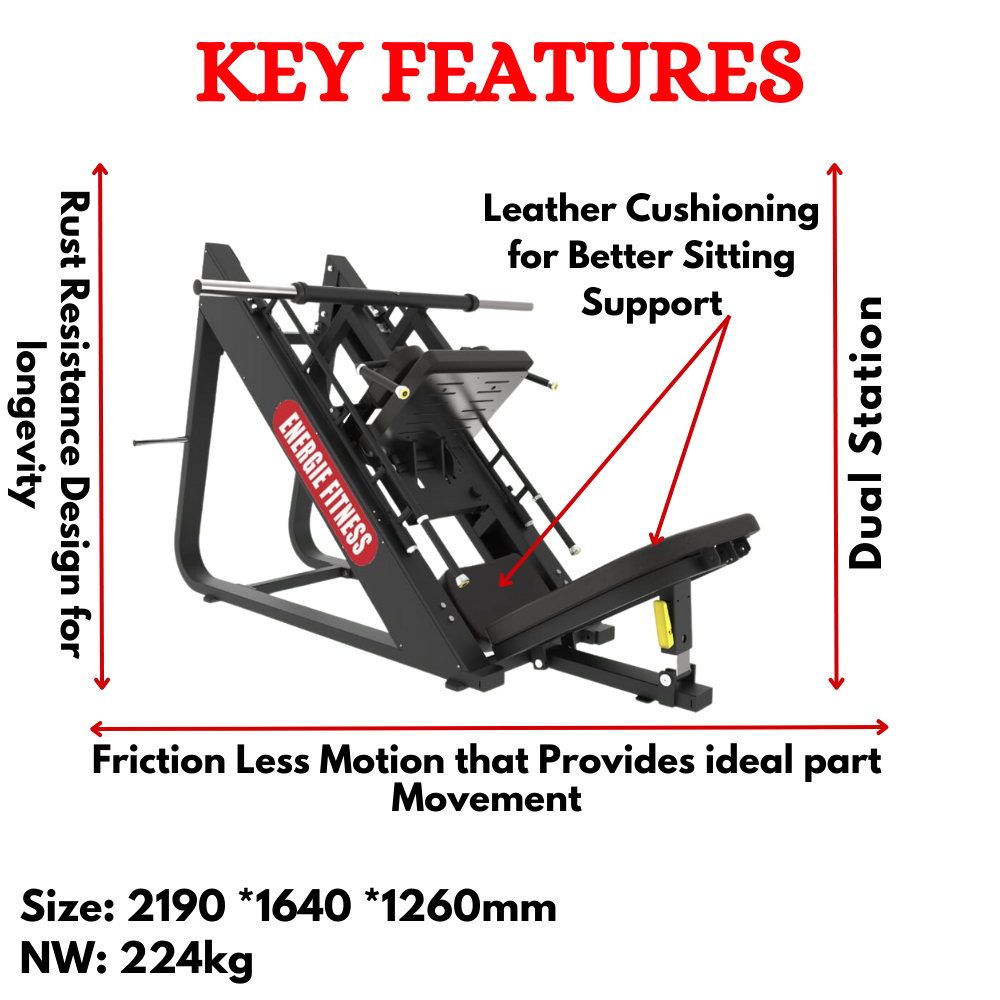 Best Leg Press Hack Squat Machine ETB-53