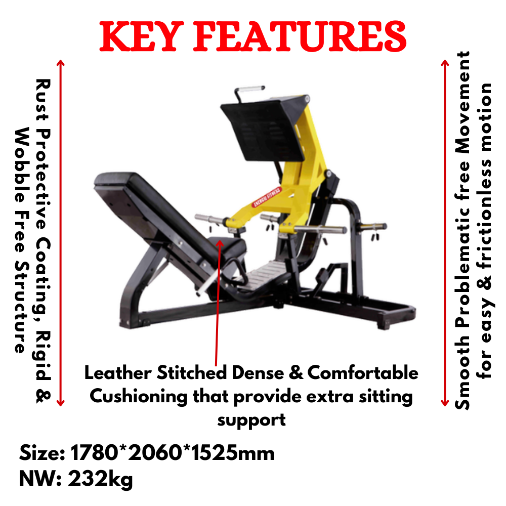 Best Leg Press Machine 45° in India PRO-009