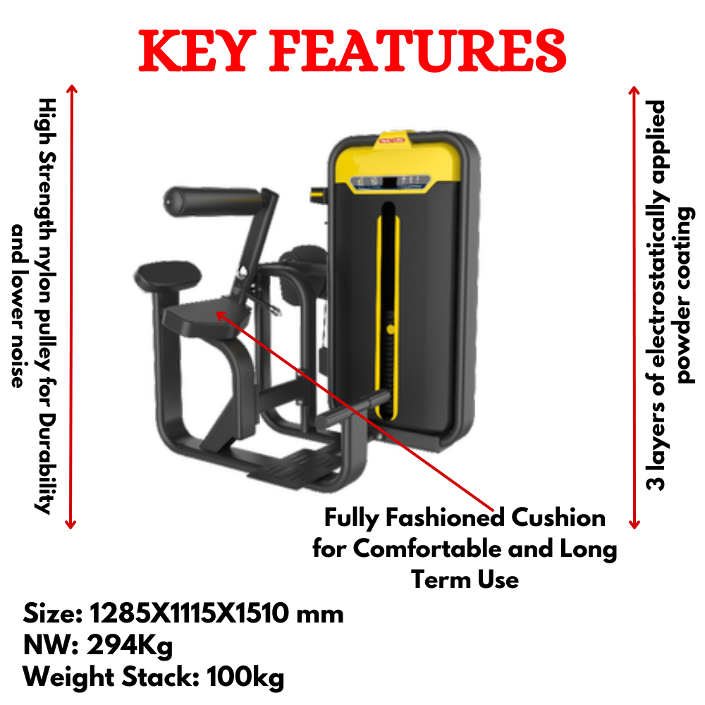 Lower Back/ Abdominal Exercise Machine - BMW-0910