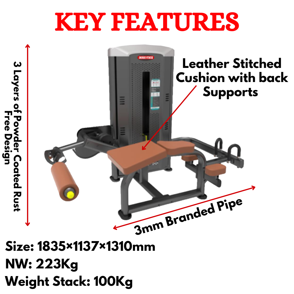 India's Best Prone Leg Curl Machine EMT-013A