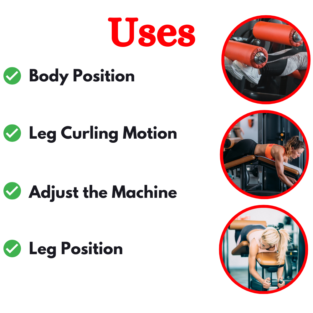 Luxury Horizontal Leg Curl Machine- BMW-013A