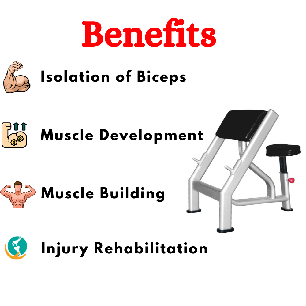 Luxury Scott Bicep & Barbell Curl Bench ER-23