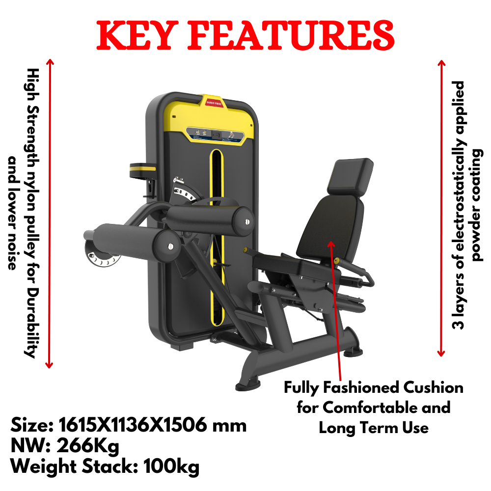 Seated leg curl machine at Price in india- BMW-013