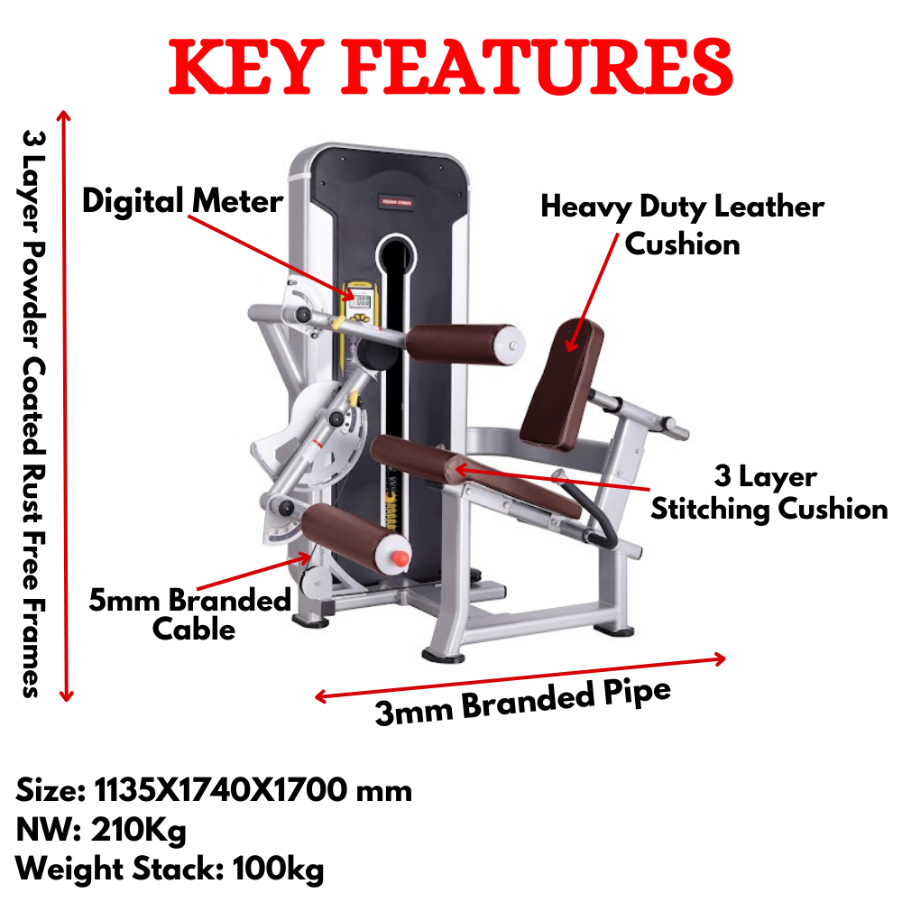 Commercial Seated Leg Curl Machine - TNT-013