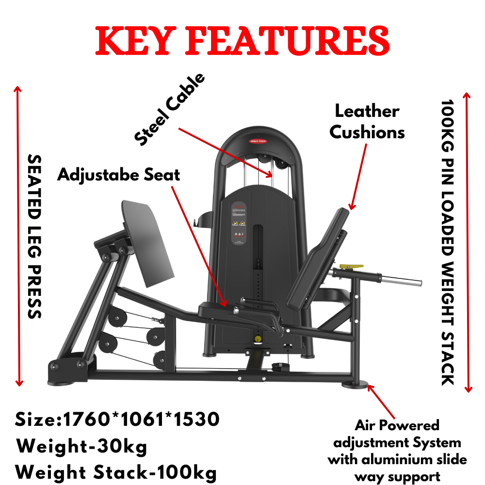Seated Leg Press Exercise Machine BK-015