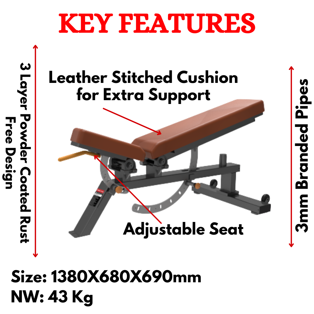 Luxury super bench With Multiple Workouts