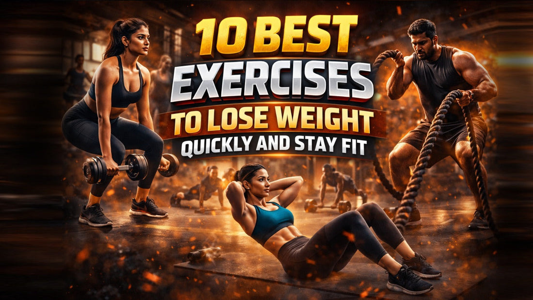 10 Best Exercises to Lose Weight Quickly and Stay Fit