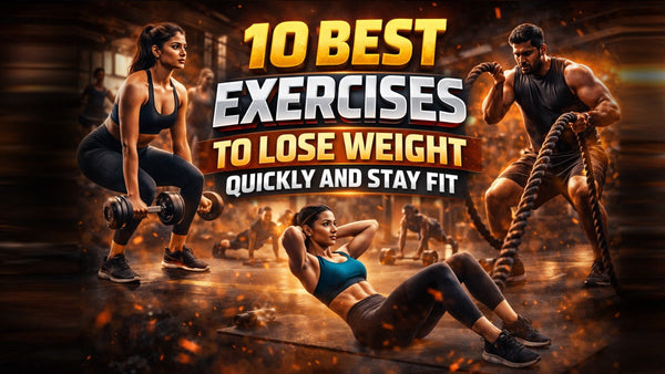 10 Best Exercises to Lose Weight Quickly and Stay Fit