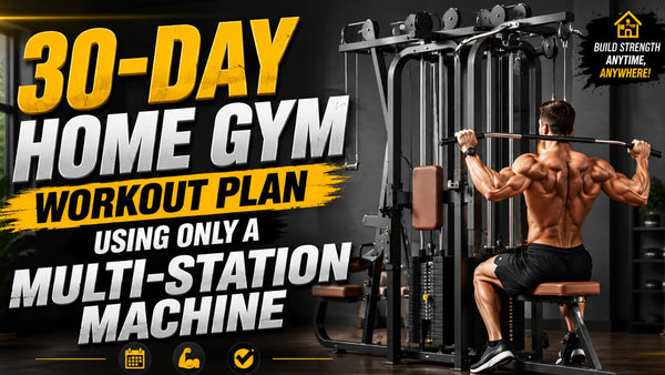 30-Day Home Gym Workout Plan Using Only a Multi-Station Machine