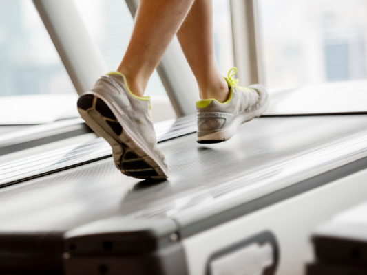 What's the recommended workout plan on treadmill?