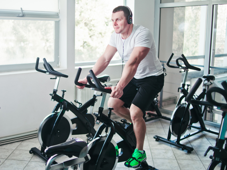 Various Resistance Levels in an Exercise Bike