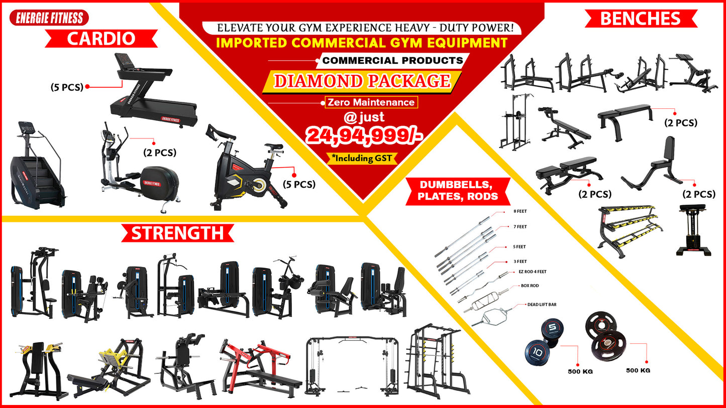 Commercial Gym Setup: Diamond Package