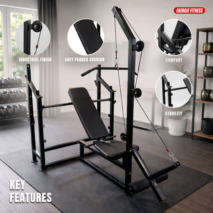 Best Home Gym with Adjustable Bench EHG-10G