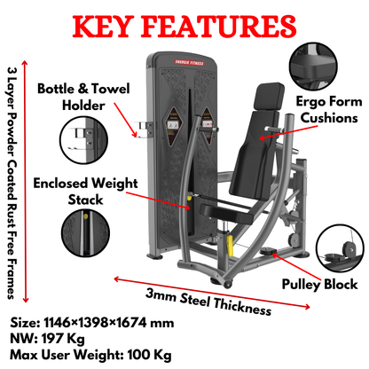 Seated Chest Press Machine - Key Feaures