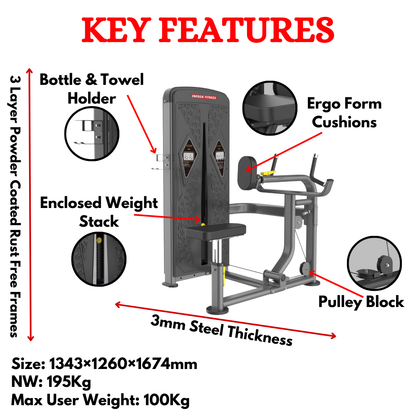 Seated Row Machine For Gym Use- BU-004