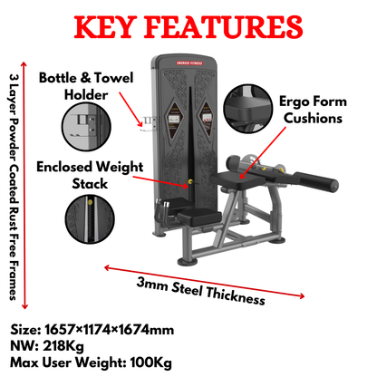 Horizontal Leg Curl Machine- BU-013A