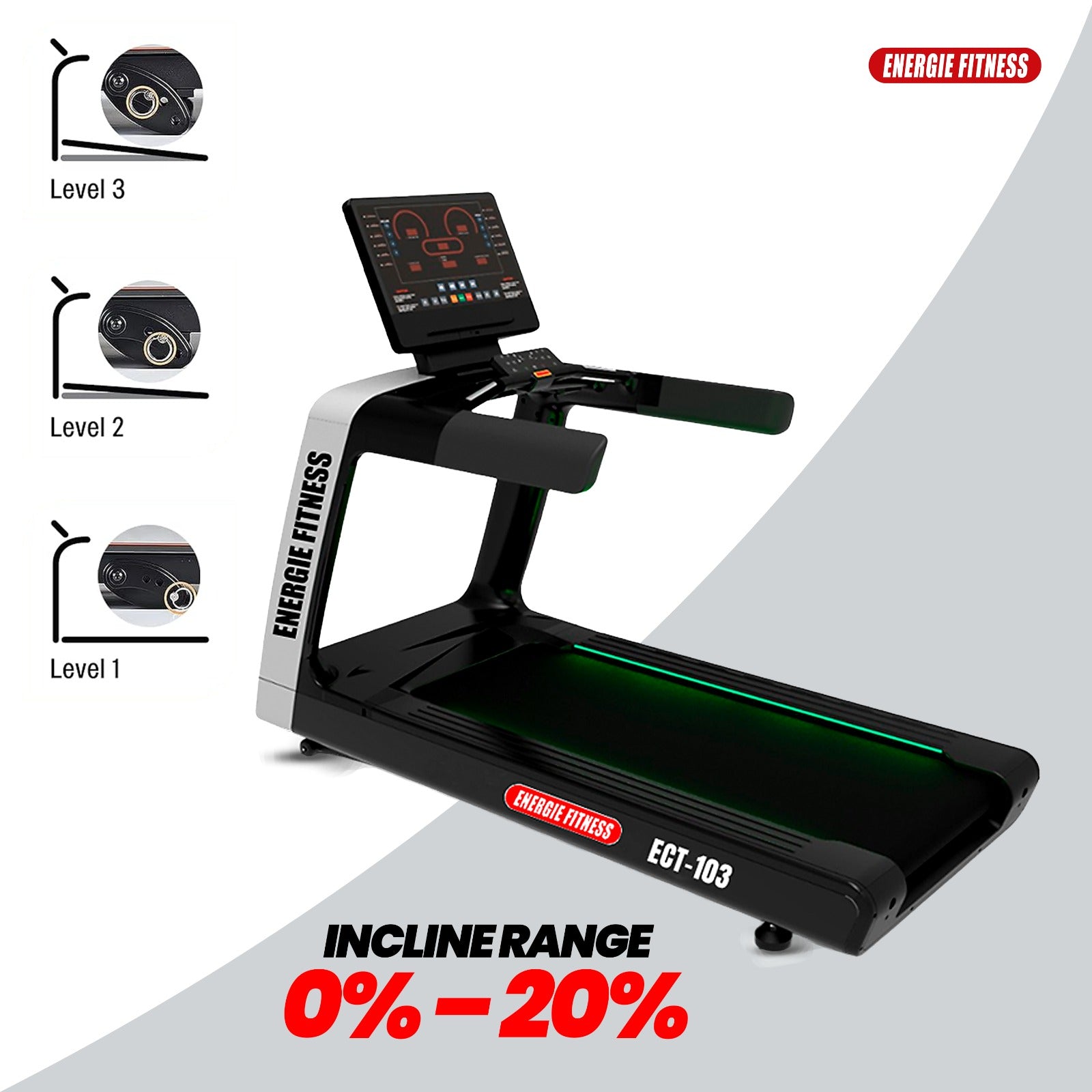 Best Commercial Treadmill Machine (4 HP Motor) - ECT-103