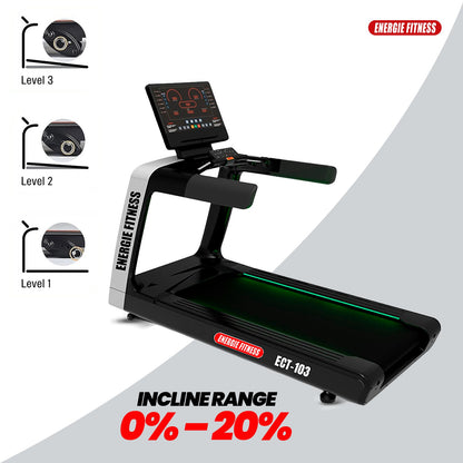 Best Commercial Treadmill Machine (4 HP Motor) - ECT-103