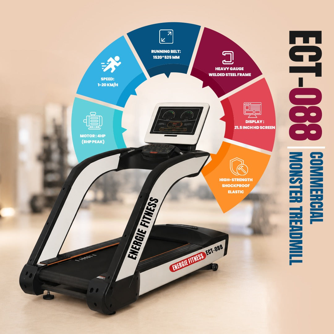 Best Commercial Monster Treadmill ECT-088W