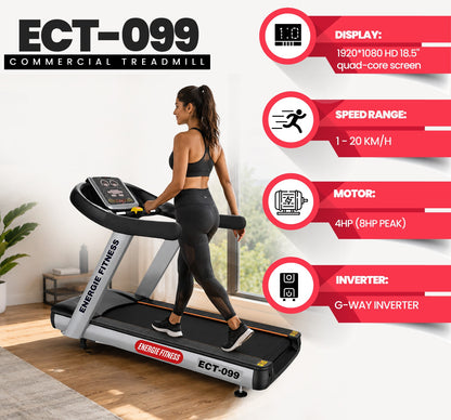 Best Gym For Commercial Treadmill in India ECT-099